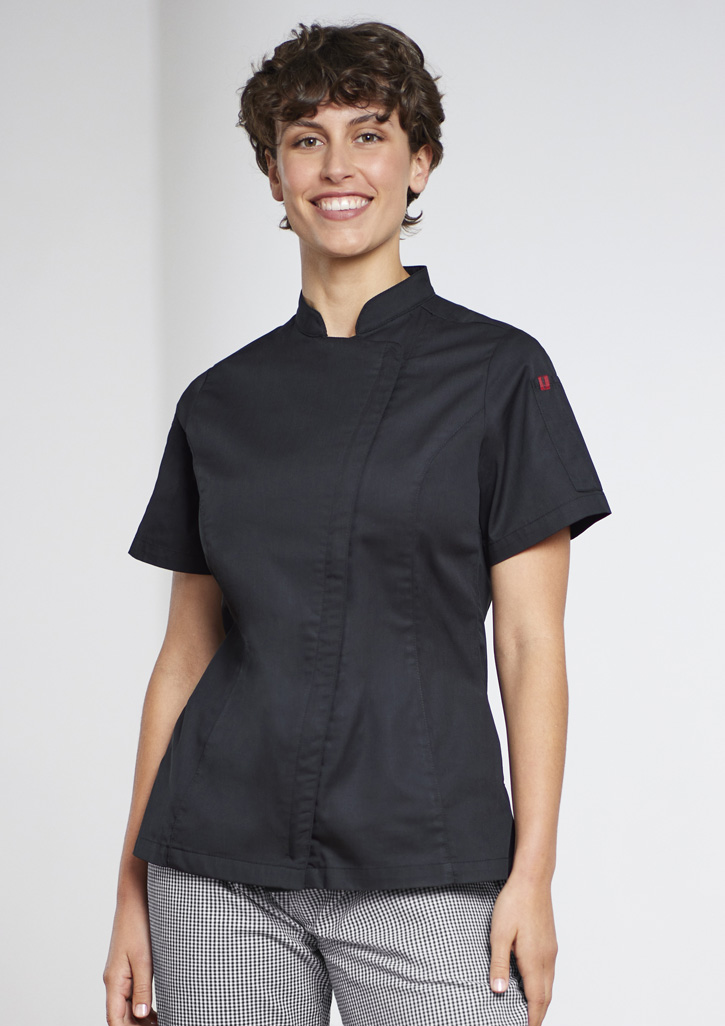 Alfresco Womens Short Sleeve Chef Jacket