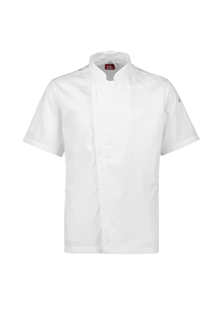 Alfresco Mens Short Sleeve Chef Jacket
