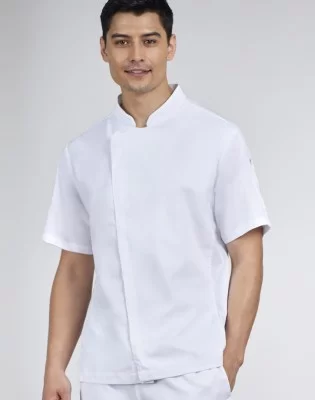 Alfresco Mens Short Sleeve Chef Jacket