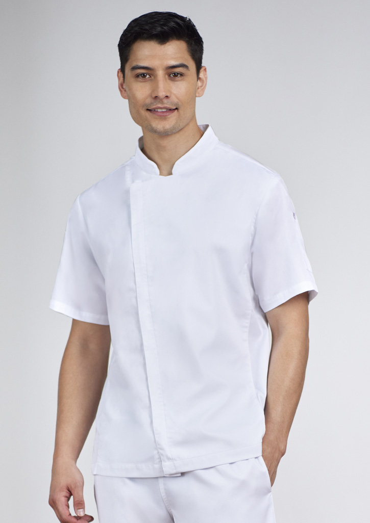 Alfresco Mens Short Sleeve Chef Jacket
