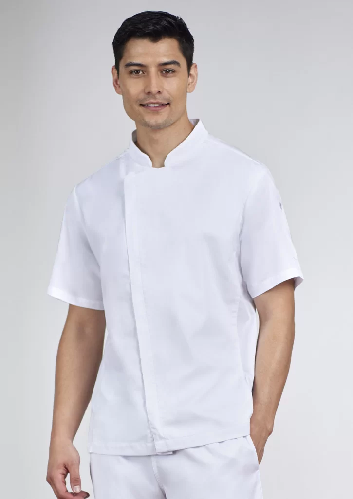 Alfresco Mens Short Sleeve Chef Jacket
