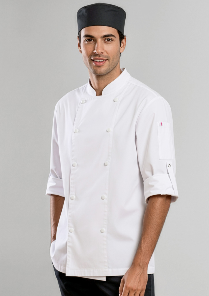 Gusto Mens Long Sleeve Chef Jacket