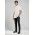 Saffron Mens Chef Flex Pant - Black