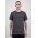 Mens Basis Short Sleeve Tee - Charcoal-Marle