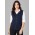 Button Front Womens Knit Vest - Navy