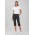 Jane Womens 3/4 Length Stretch Pant - Black