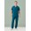 Unisex Pulse Straight Leg Scrub Pant - Caribbean Blue