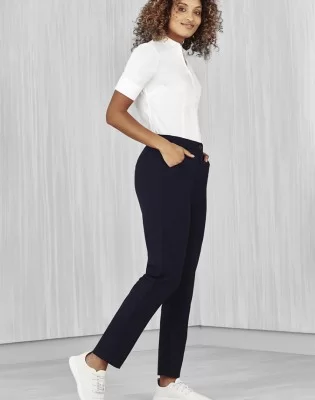 Womens Comfort Waist Slim Leg Pant