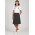 Comfort Waist Womens Cargo Skirt - Charcoal