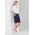 Comfort Waist Womens Cargo Short - Navy