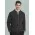Mens Nova Zip Front Jumper - Black Marle