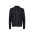 Nova Mens Zip Front Jumper - Navy Marle