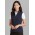 Nova Womens Zip Front Vest - Navy Marle