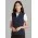 Nova Womens Zip Front Vest - Navy Marle