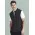 Mens Nova Zip Front Vest - Navy Marle