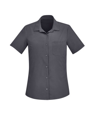 Florence Womens Plain Short Sleeve Shirt