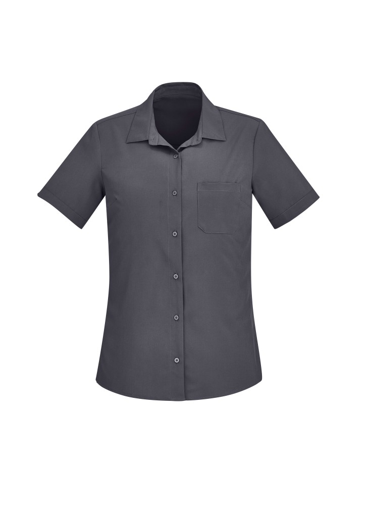 Florence Womens Plain Short Sleeve Shirt