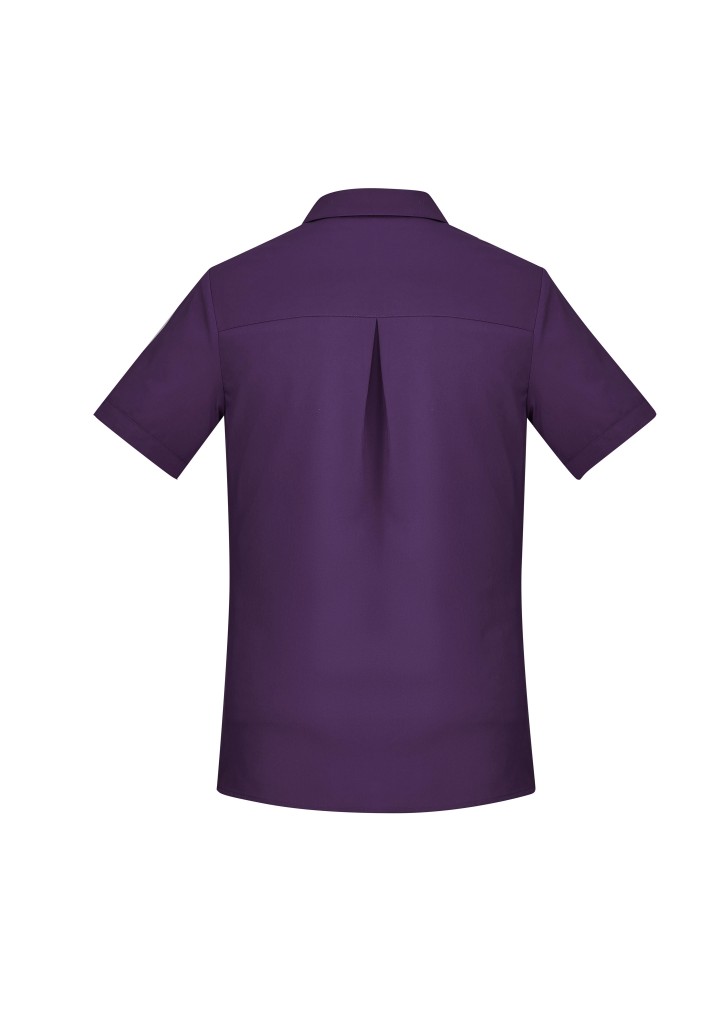 Florence Womens Plain Short Sleeve Shirt