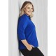 Womens Florence Plain 3/4 Sleeve Shirt