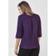Womens Florence Plain 3/4 Sleeve Shirt