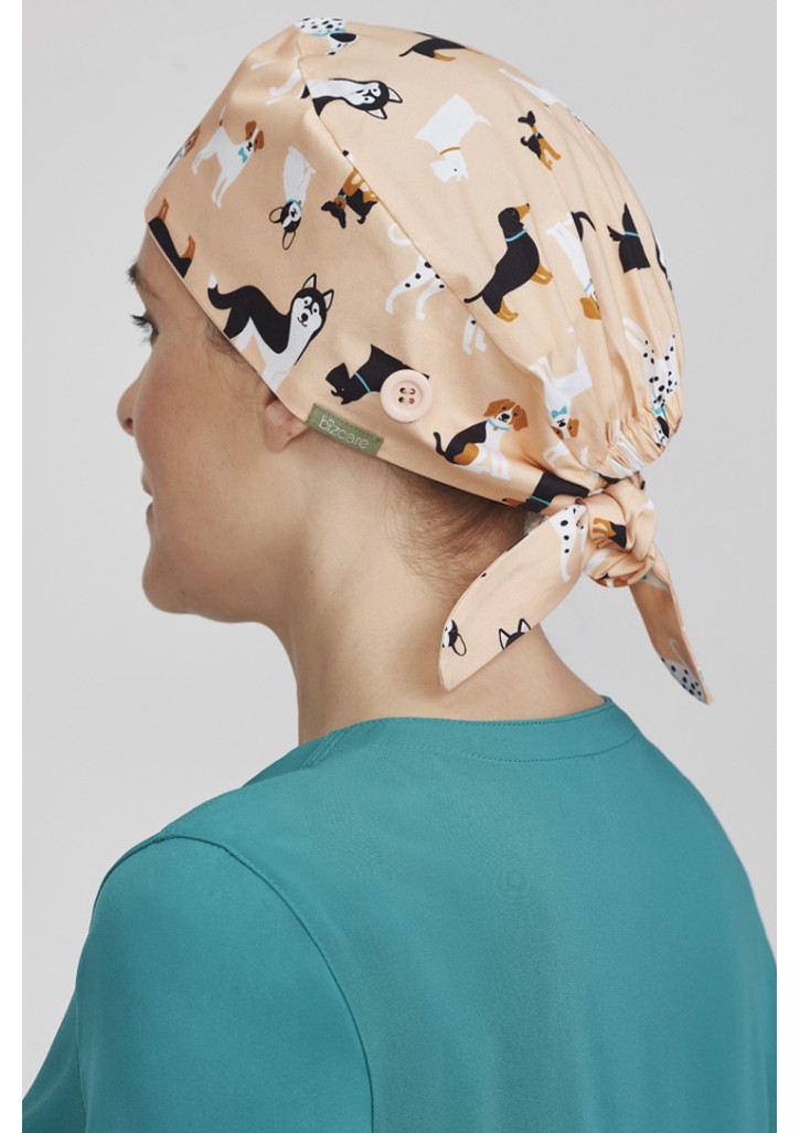 Unisex Printed Scrub Cap