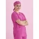 Unisex Pink Printed Scrub Cap