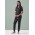 Womens Riley Slim Leg Jogger Scrub Pant - Black