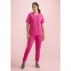 Womens Pink Jogger Scrub Pant