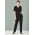 Womens Avery Slim Leg Scrub Pant - Black
