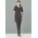 Womens Avery Slim Leg Scrub Pant - Charcoal