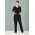 Womens Avery Straight Leg Scrub Pant - Black