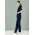 Womens Avery Straight Leg Scrub Pant - Midnight Navy