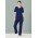 Womens Avery Straight Leg Scrub Pant - Navy