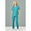 Womens Avery Straight Leg Scrub Pant - Teal