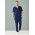 Mens Avery Straight Leg Scrub Pant - Navy