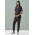 Womens Riley Stretch Scrub Top - Black