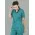 Womens Riley Stretch Scrub Top - Teal