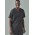 Mens Tokyo Scrub Top - Charcoal