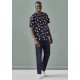 Mens Printed Best Friends Scrub Top