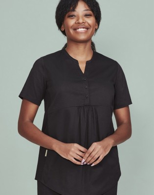 Womens Rose Tunic Scrub Top