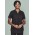 Womens Rose Tunic Scrub Top - Black