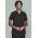 Womens Rose Tunic Scrub Top - Black