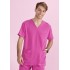 Unisex Pink V-Neck Scrub Top
