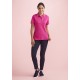 Womens Pink Short Sleeve Polo