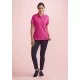 Womens Pink Short Sleeve Polo