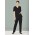 Womens Avery V-Neck Scrub Top - Black