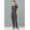 Womens Avery V-Neck Scrub Top - Charcoal