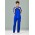 Womens Avery V-Neck Scrub Top - Electric Blue