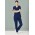 Womens Avery V-Neck Scrub Top - Navy