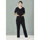 Womens Avery Round Neck Scrub Top
